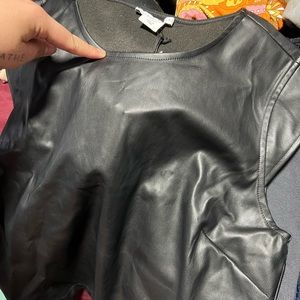 Leather tank, never worn